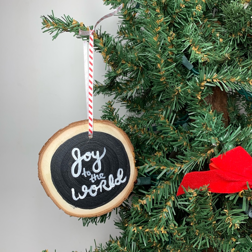Wood Hand Painted Ornament